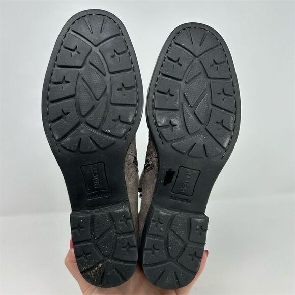 Born Jorgette Women's Gray Suede Ankle Boots Size 9.5 Casual Chic Fall Comfort - Picture 10 of 13